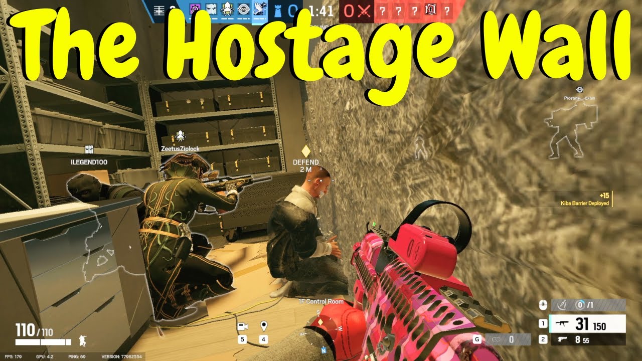 Hostage R6 Hiding the Hostage w/ Azami in Rainbow Six Siege - YouTube