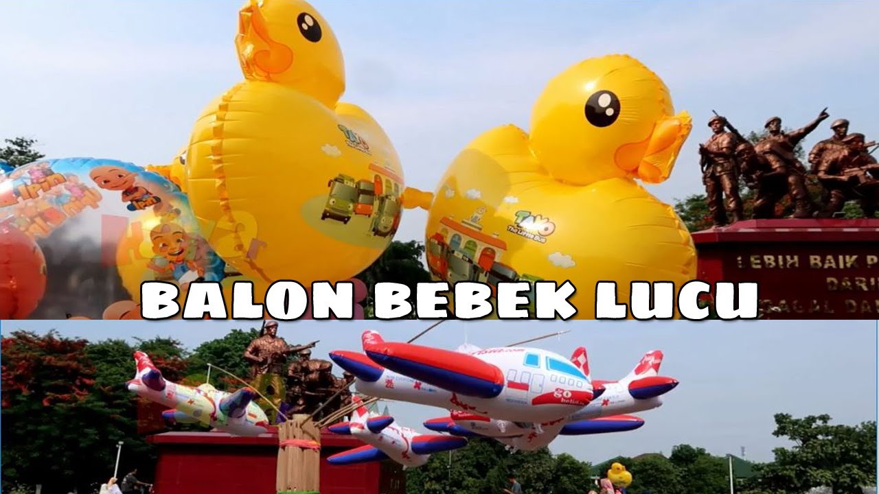 Balon Bebek Tayo  Anak Suka Balon Karakter  Penjual 