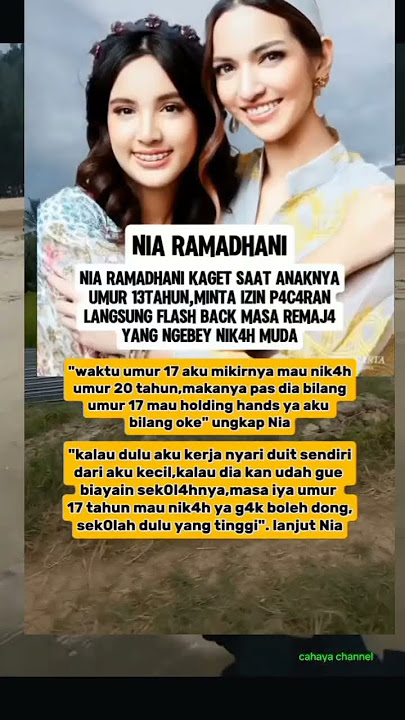 nia ramadhani kaget anak umur 13 th izin pacaran #cover #dj #dangdut #shorts