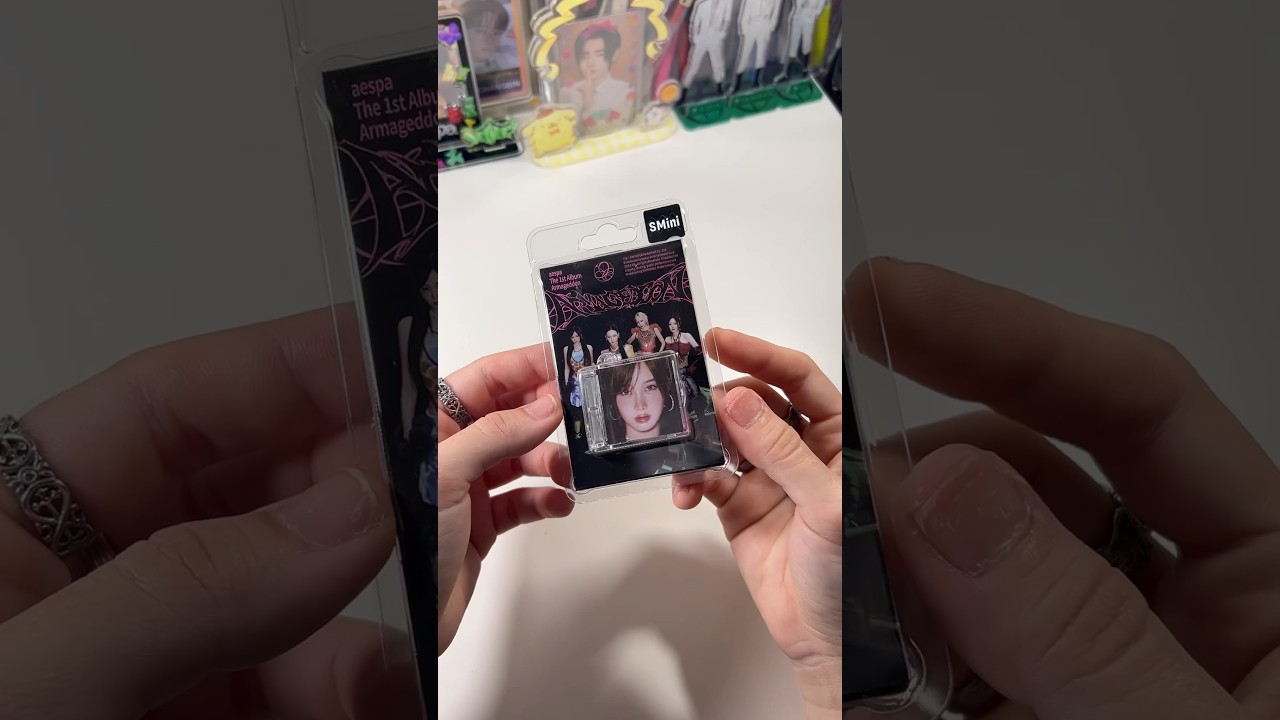 aespa Armageddon Smini album unboxing (Giselle cover)! 