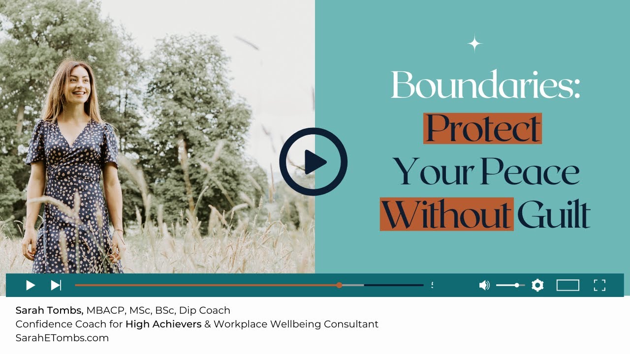 How to Protect your Peace WITHOUT guilt: Boundaries - YouTube