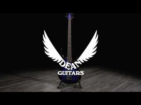 dean-edge-3-bass-guitar,-electric-purple-metallic-burst-|-gear4music-demo