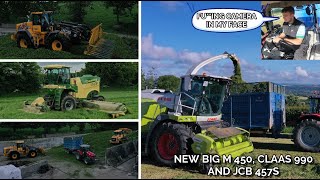 Mark Troy SILAGE 2022 with his New CLAAS JAGUAR 990 and JCB 457S!! ~ By the Viaduct Co.Cork