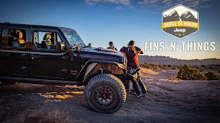 MOAB Jeep Trail | Fins n Things | First time offroad