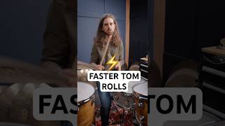 The trick for faster tom rolls. #drums