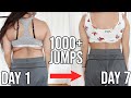 7 DAY JUMP ROPE CHALLENGE 1000 JUMPS PER DAY !! + RESULTS !!