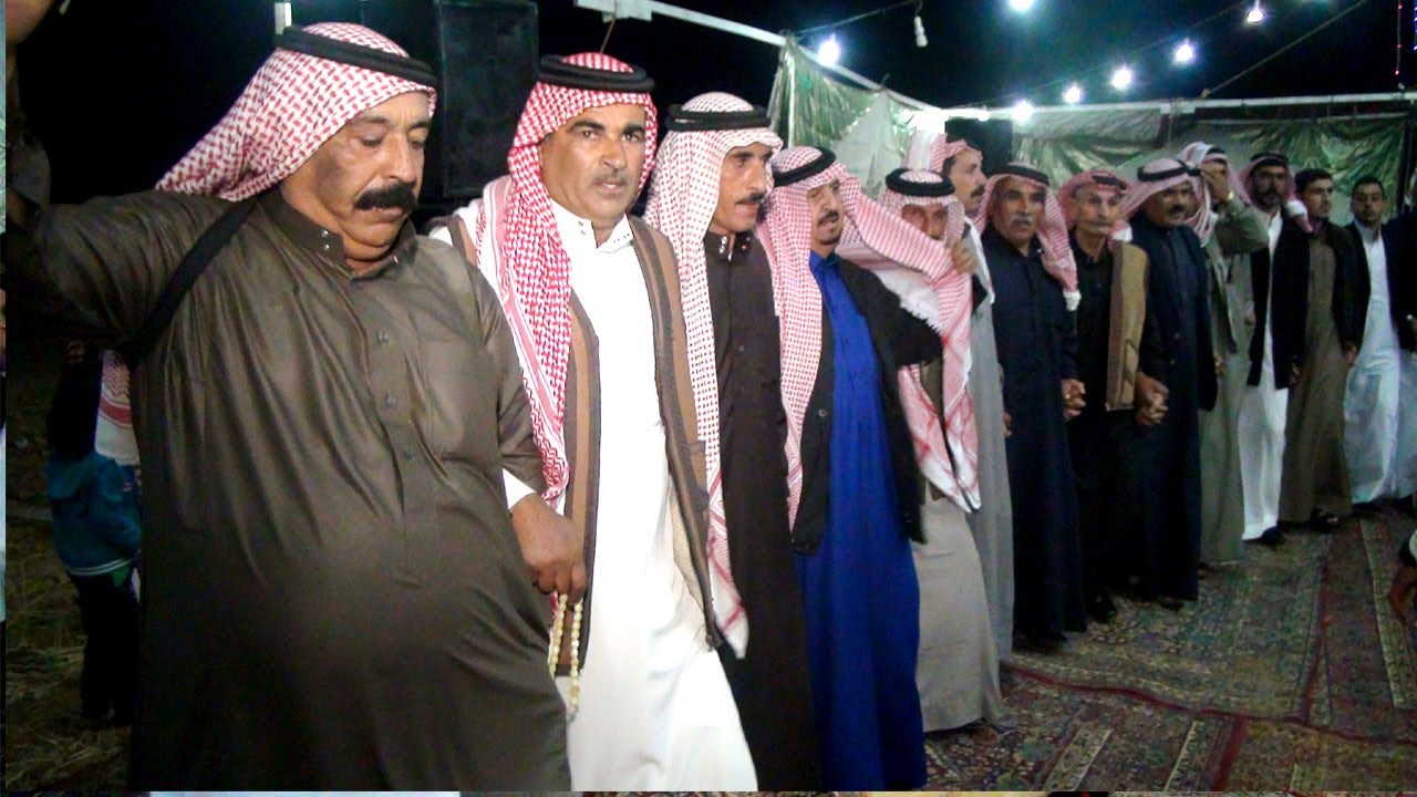 دبكة مجوز شلع محمد ومالك شرعه ( العكسي ) عرس خالد النعيمي | الجزء الثاني