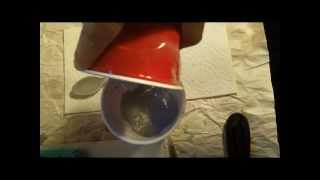 How to cast a mold with dental plaster Part 1