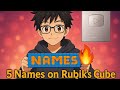 Your Name on the Cube: Celebrating 5 Amazing Subscribers