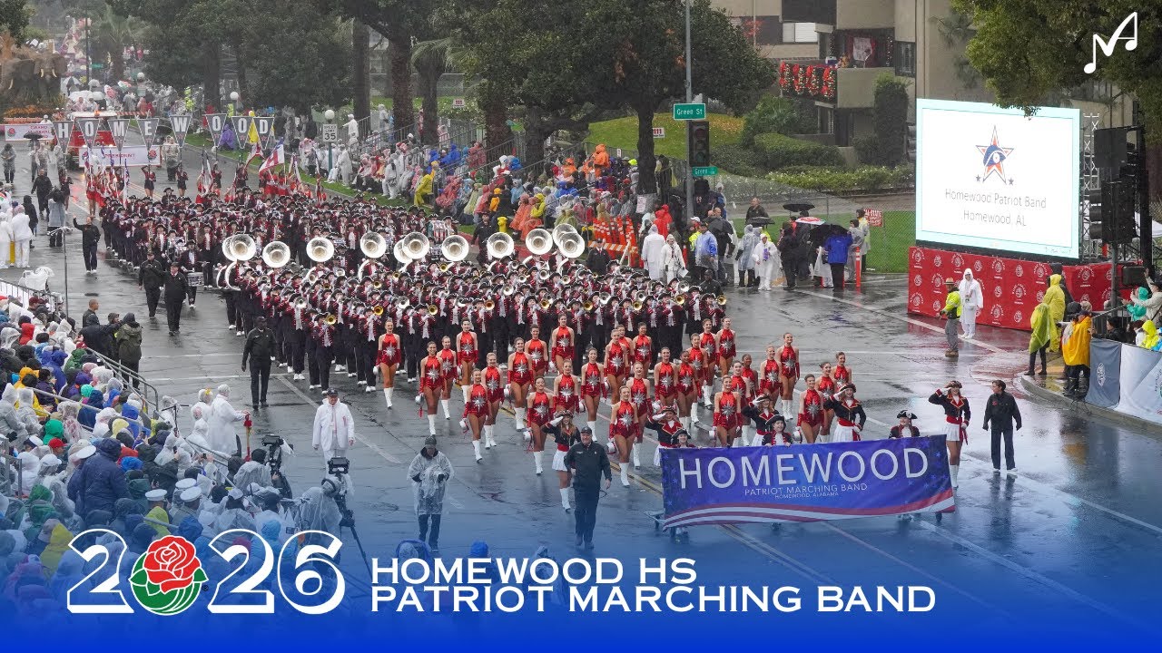 Homewood HS Patriot Marching Band | 2026 Pasadena Rose Parade