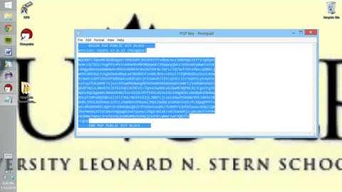 PGP Encryption gpg4win and Kleopatra