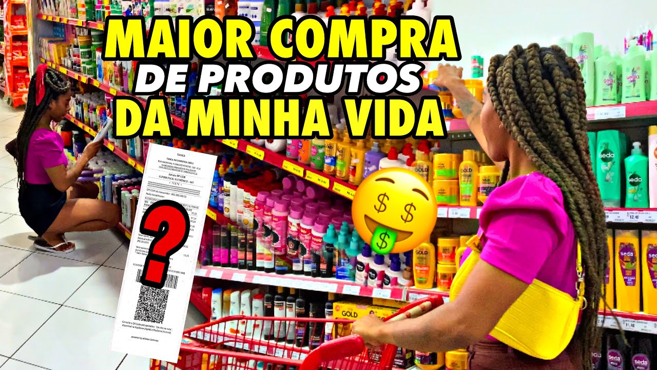 GASTEI 400,00$ em PRODUTOS pro meu CABELO 😩💰