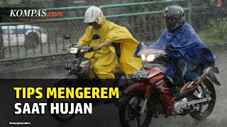 Tips Mengerem Sepeda Motor Saat Hujan