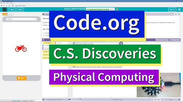 Getting Properties Lesson 6.15 Tutorial and Answer Code.org CS Discoveries Physical Computing Unit 6
