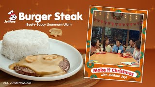 Make it Christmas with Jollibee Burger Steak!