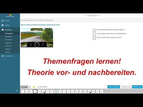 Fahrschulcard - Lektionen lernen - Theorieunterricht vorbereiten bzw nachbereiten - Führerschein-App