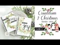 Countdown 2 Christmas Series | Card #17 | Paper Rose Mistletoe & Stitched Holly