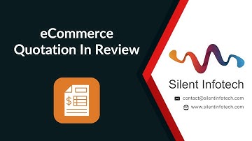 eCommerce Quotation In Review | Odoo Module | Silent Infotech