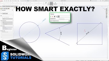 Smart Dimension in SolidWorks for Beginners with Ryan