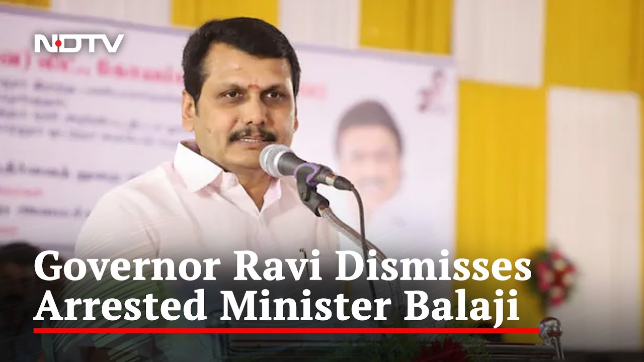 Tamil Nadu Governor Takes Back Dismissal Of Jailed Minister: Sources ...