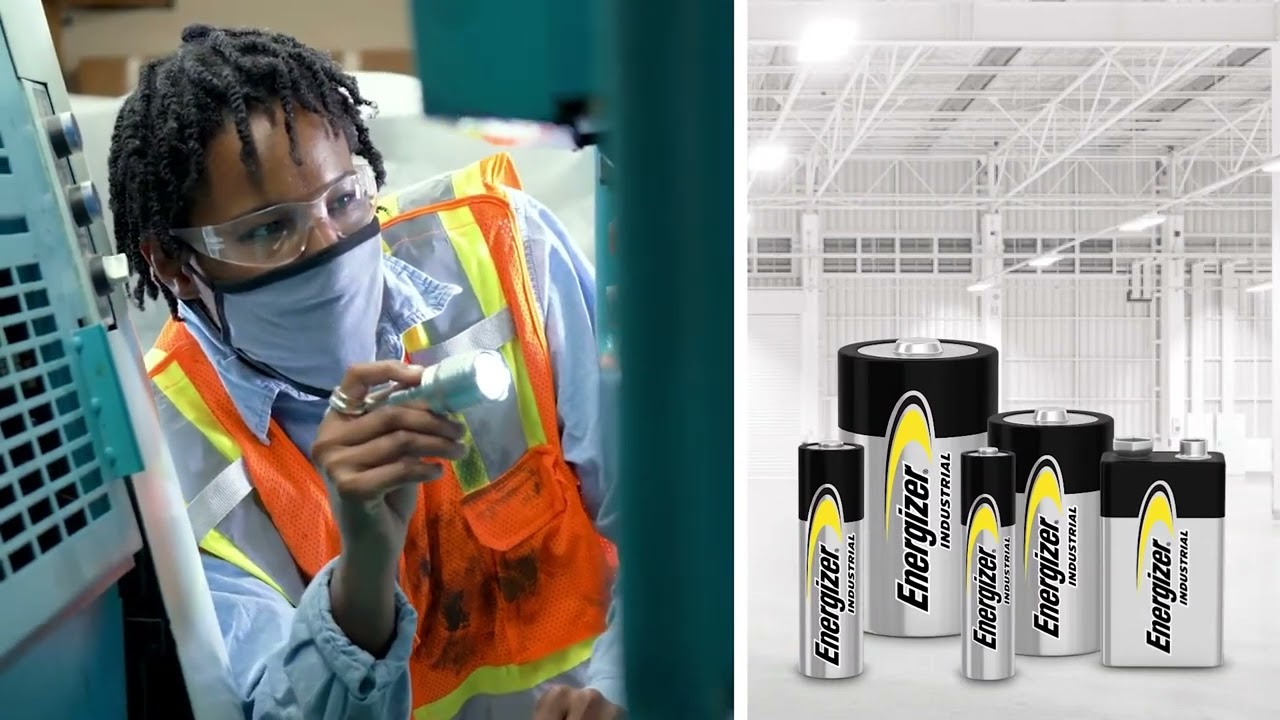 Energizer, AA Size, Alkaline Battery, Industrial Grade, 24 Pack