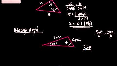 9-1 GCSE Maths - The Sine Rule - Trigonometry