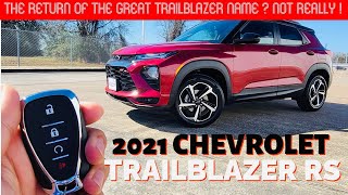 2021 Chevrolet TrailBlazer RS: Start up \& Full Review