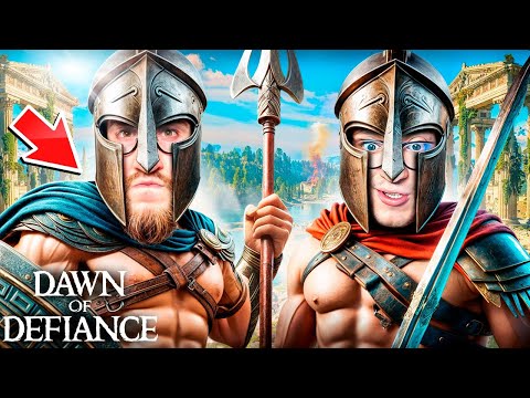МЫ СТАЛИ СПАРТАНЦАМИ! 24 ЧАСА ВЫЖИВАНИЕ В ДРЕВНЕЙ ГРЕЦИИ! ЭТО НОВЫЙ VALHEIM! (DAWN OF DEFIANCE)