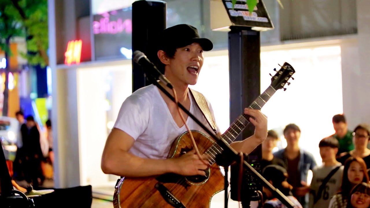 [Live] 정선호(Jung Sunho) - 이 폭포를 지나 / 홍대 버스킹 / 핑거스타일 기타리스트