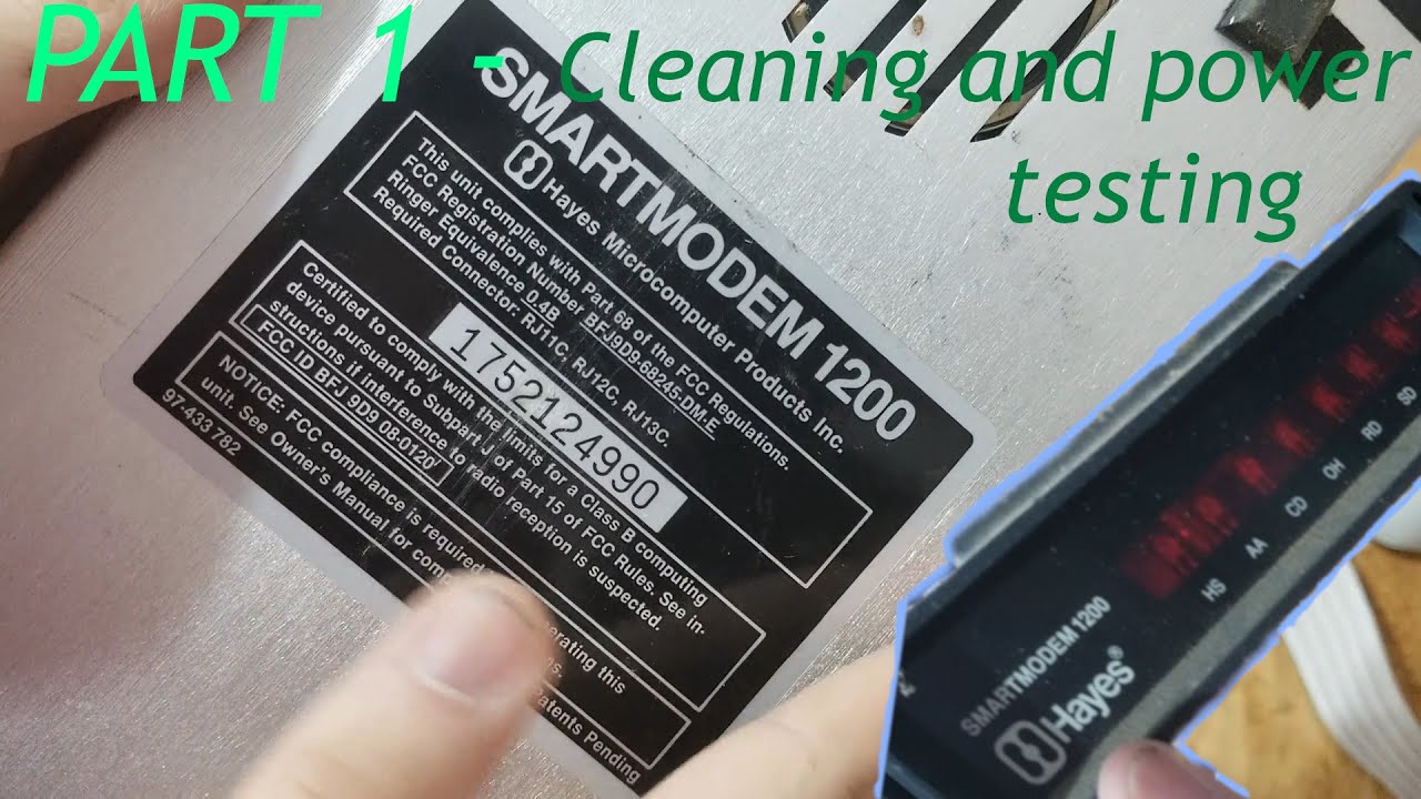 Looking at a broken SmartModem 1200