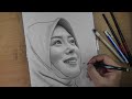 Realistic Portrait Drawing | AYANA MOON | with Graphite Pencil