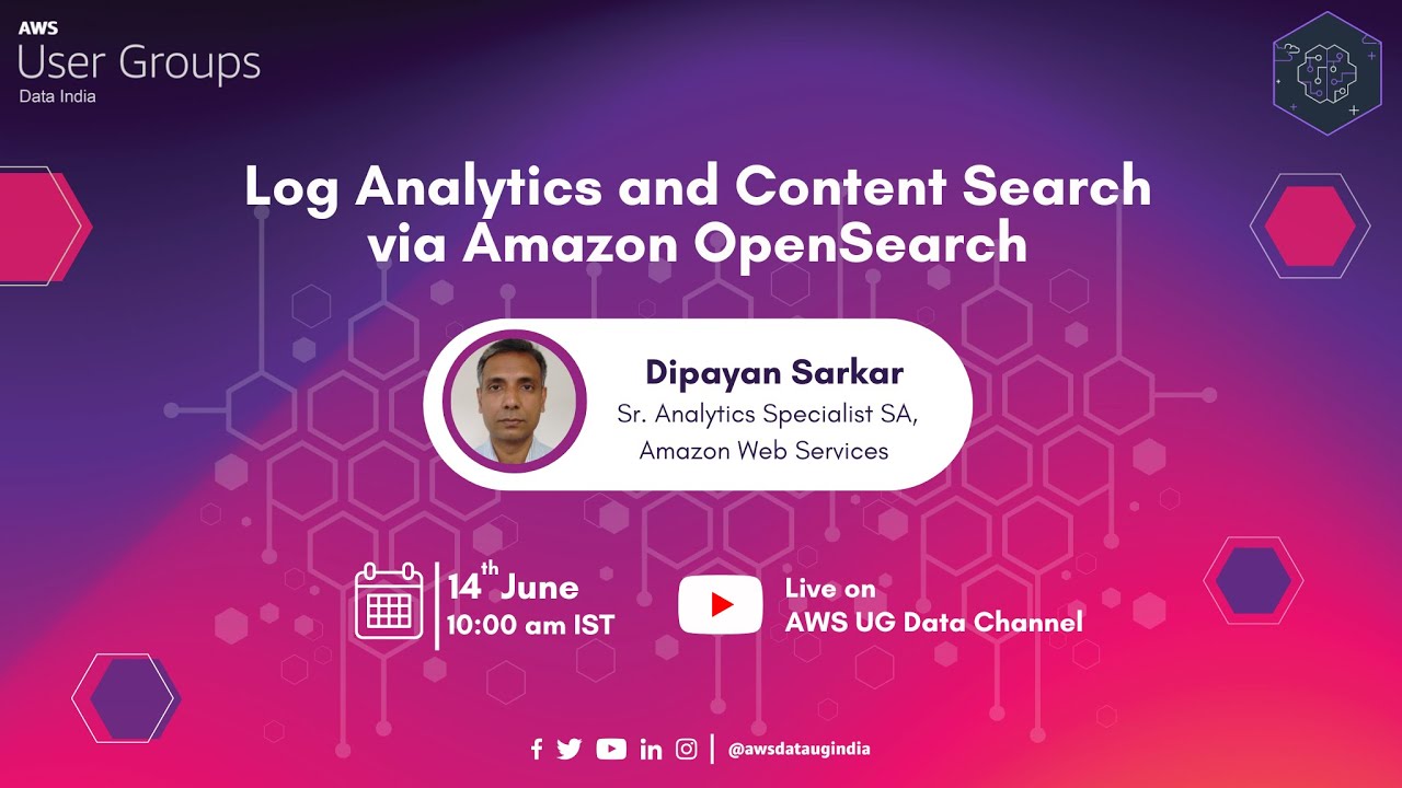 Log Analytics and Content Search via Amazon OpenSearch service - YouTube
