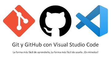 Git y GitHub con Visual Studio Code, La forma más fácil de aprenderlo y usarlo en minutos