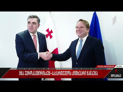 გზა ევროკავშირისკენ - საქართველოს წევრობის კითხვარი გადაეცა