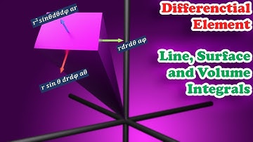 Electromagnetics | Vector Calculus | Differential Elements and Integrals (Line, surface and volume)