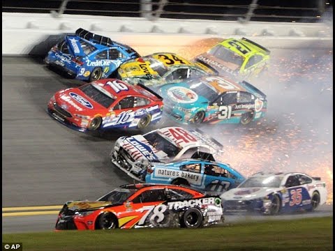 NASCAR Crashes at Daytona (July) 2016 #17 - YouTube