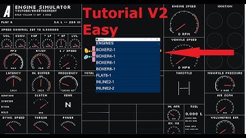 Tutorial how to install and use the GUI Engine Selector V2 | Engine Simulator [AngeTheGreat]