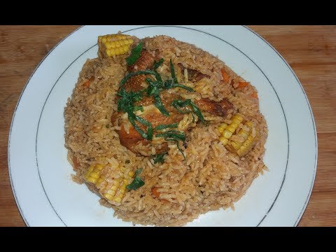 One Pot Meal Brown Chicken and Rice