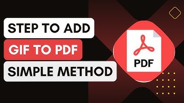 How To Add GIF To PDF - Full Guide !