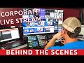 Corporate Live Stream With a 2 Person Crew