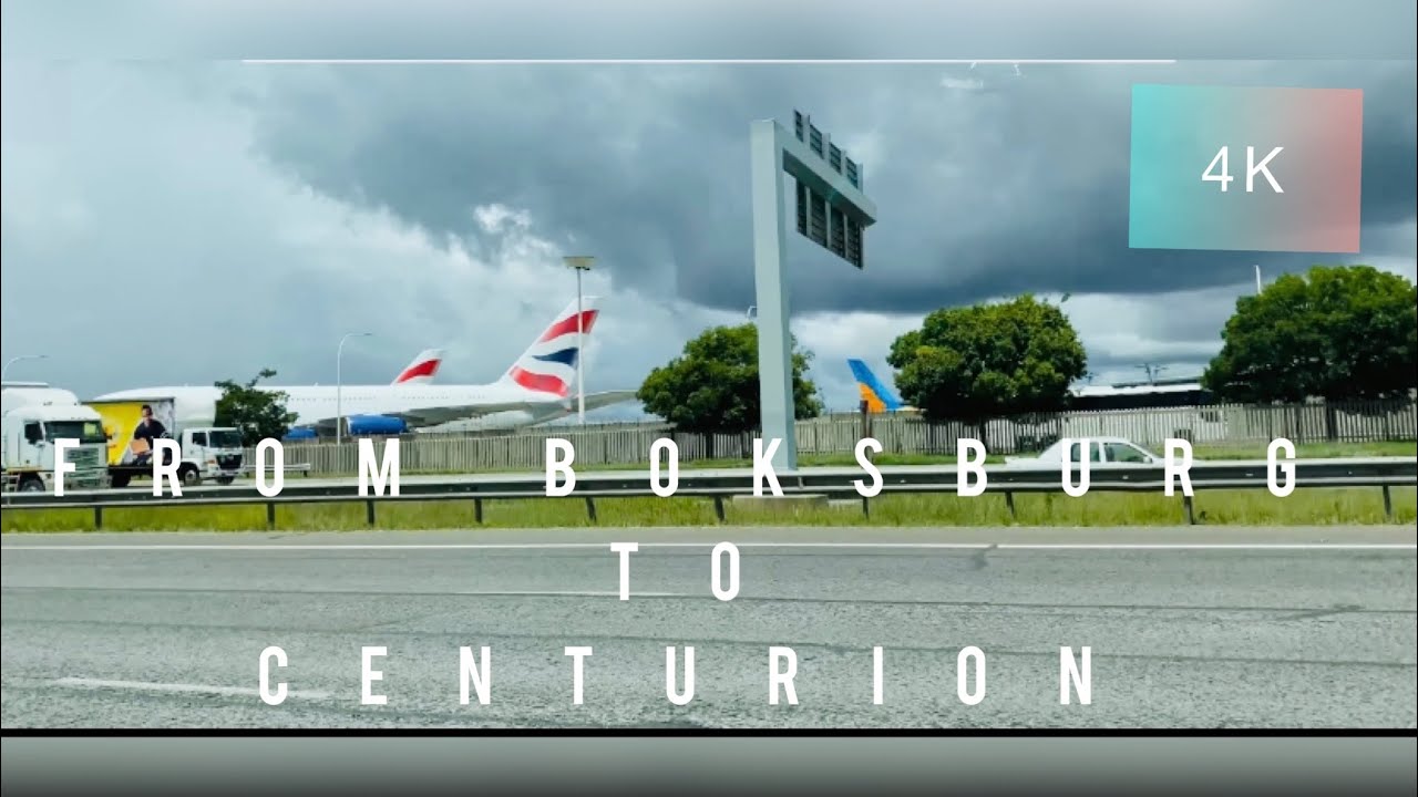 Driving from Boksburg to Centurion | South Africa | 4K |