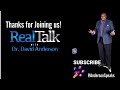 Real Talk with Dr. David Anderson | Marriage Monday | Creating New Habits In Your Relationship
