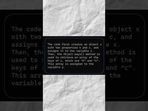 javascript interview question.