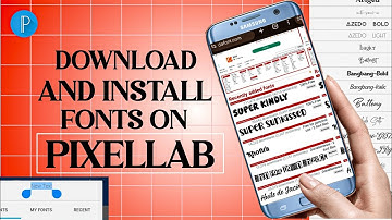 How to Download & Install Fonts in PixelLab 📲✨