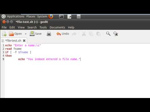Shell Scripting Tutorial 31  Run Checks On Files