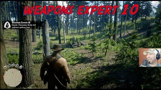 RDR2 Weapons Expert 10-- Kill A Grizzly Using Throwing Knives Taking No Damage