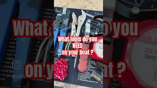 What tools do you actually need on your boat in case of emergency failure? #boating #tools #boats