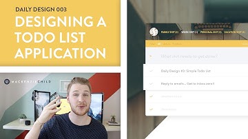Daily Design 003 - Designing a Todo List Application (Get Shit Done!)