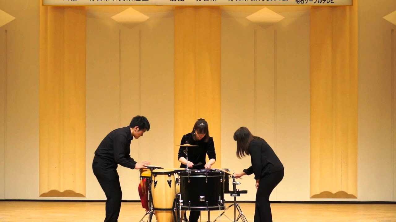 パーカッションアンサンブル和（NAGOMI） 打楽器3重奏 - YouTube