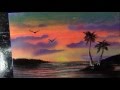 Amazing Sunset Spray Painted